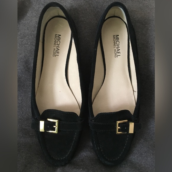 Michael Kors Shoes - Michael Kors Leather Suede Flats